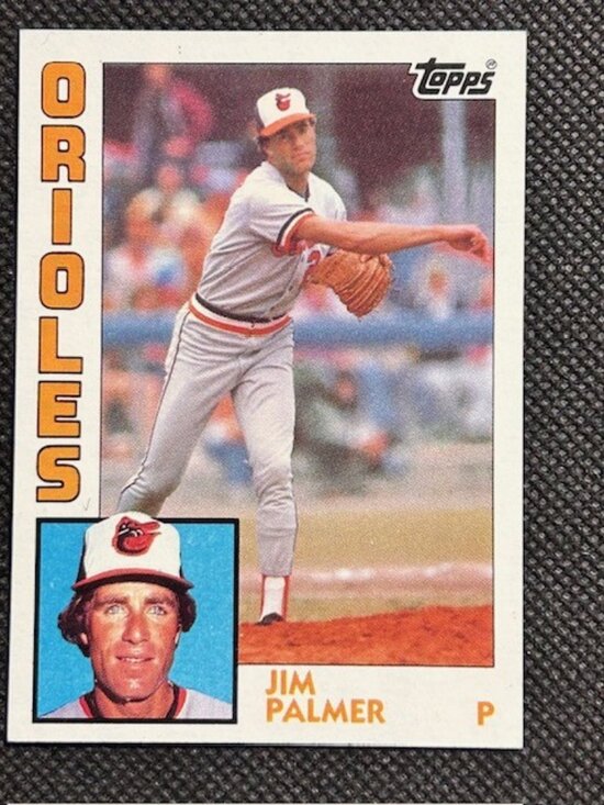 1984 Topps #750 Jim Palmer Baltimore Orioles HOF - Picture 1 of 2